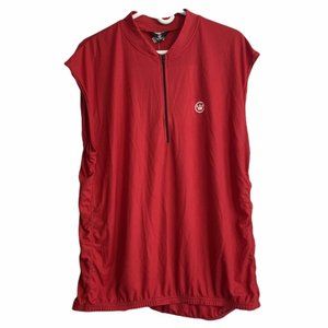 Canari Men’s Cycling Jersey P2 Paceline Tank Plus Size Red 3X Biking Riding NWT